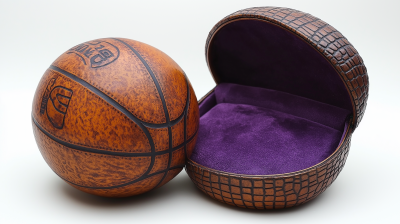 Purple Basketball Jewelry Box