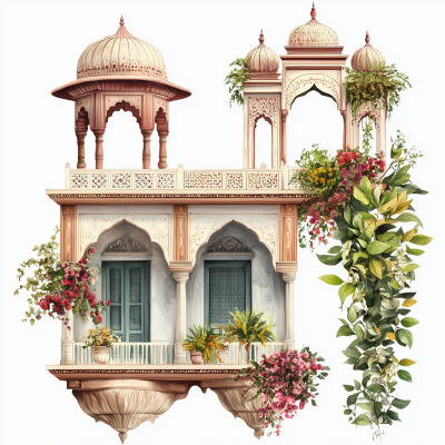 Mughal Inspired Balcony