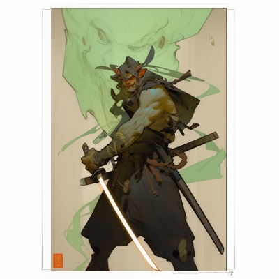 Samurai Warrior Poster