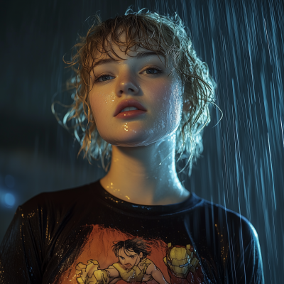 Woman in the Rain