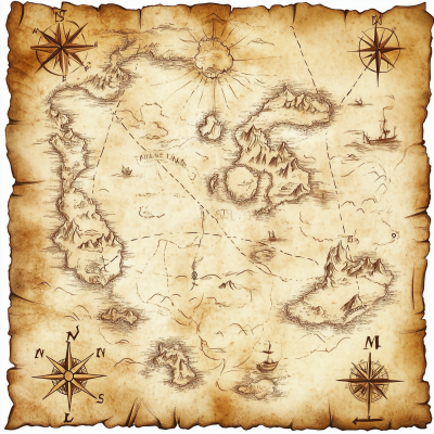 Antique Treasure Map