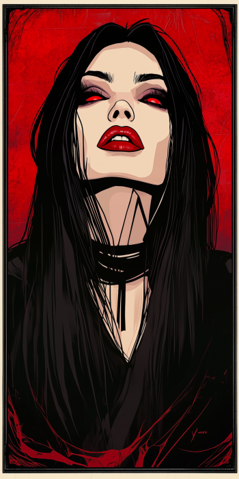 Dramatic Gothic Vampire