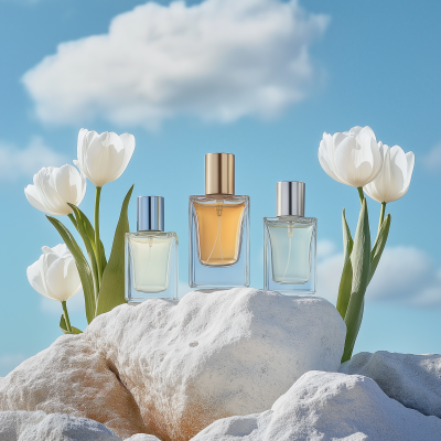 Elegant Perfumes Display