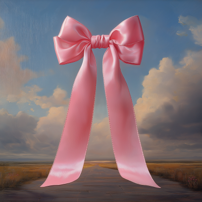Untied Pink Ribbon