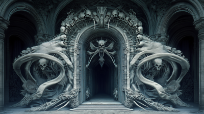 Bone Ornamented Gate