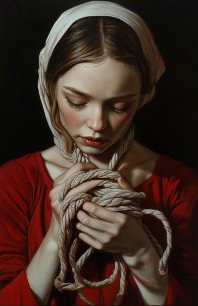 Mary Undoer of Knots Icon