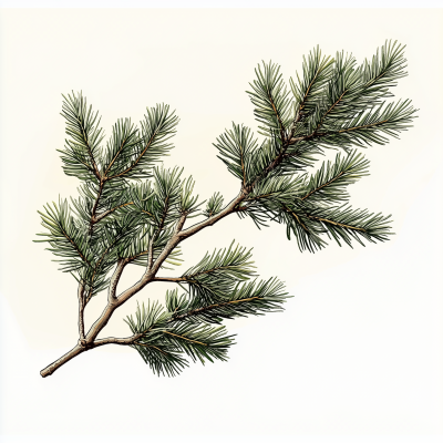 Large Pine Branch