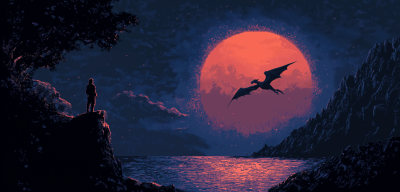 Dragon Over the Lake