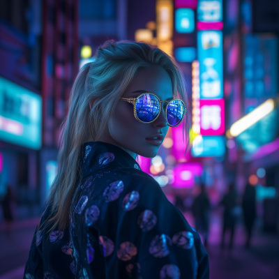Cyberpunk Beauty in Tokyo