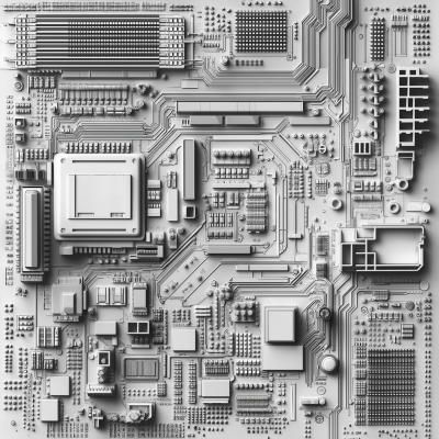 Monochrome Computer Circuits