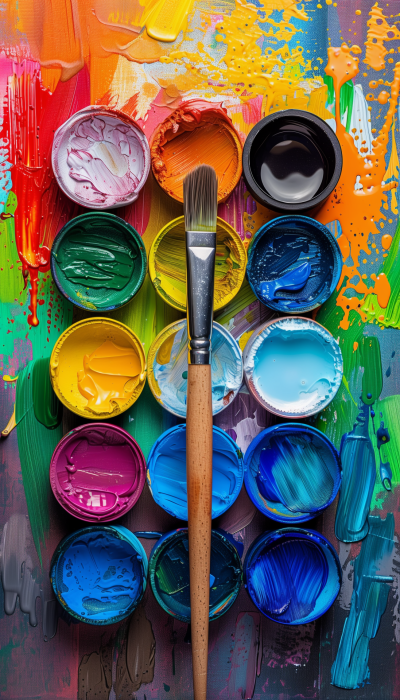 Colorful Watercolor Palette