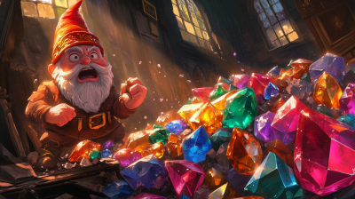 Colorful Gems and a Gnome