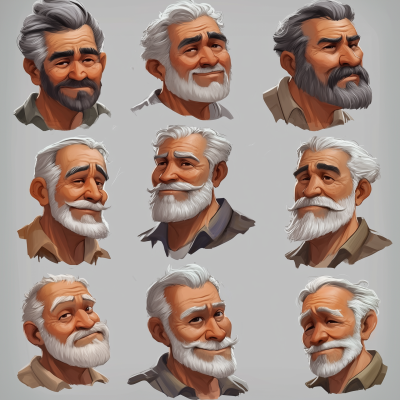 Fantasy Latino Men Portraits