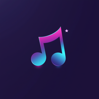 Modern Musical App Logo