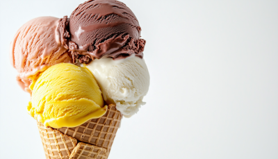 Colorful Ice Cream Cone