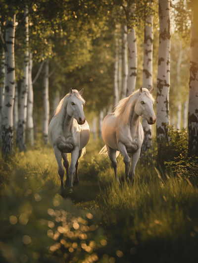 Two White Birds