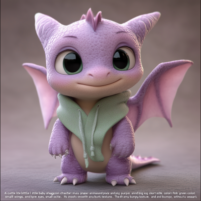 Cute Baby Dragon
