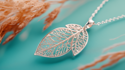 Delicate Nature-Inspired Silver Chain