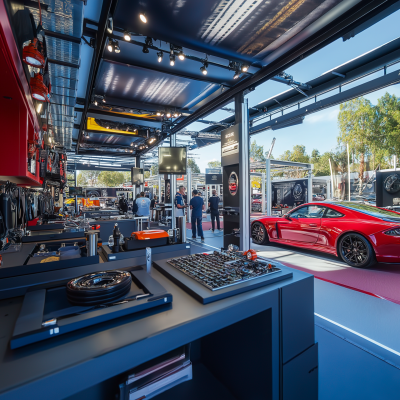 Interactive Hands Zone at Motor Show