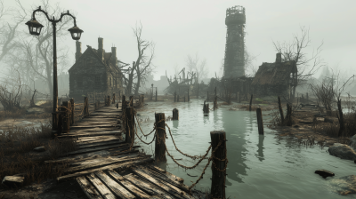 Mysterious Flooded Landscape