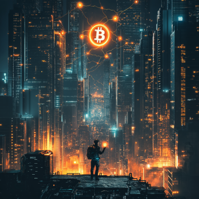 Futuristic Bitcoin Miner