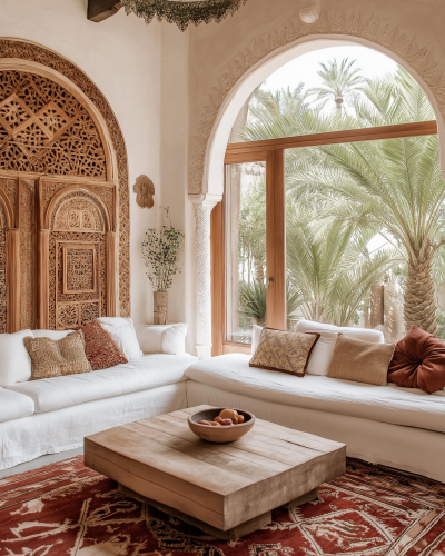 Cozy Arabian Living Room