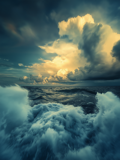Dramatic Sea and Sky