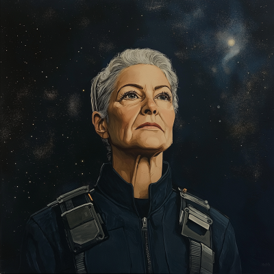 Futuristic Portrait of a Woman