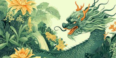 Vibrant Chinese Dragon