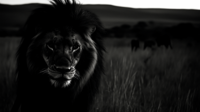 Majestic Lion Portrait