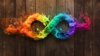 Colorful Infinity Symbol