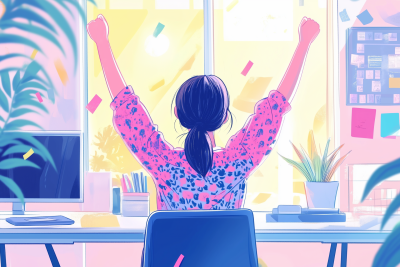 Celebration in the Office