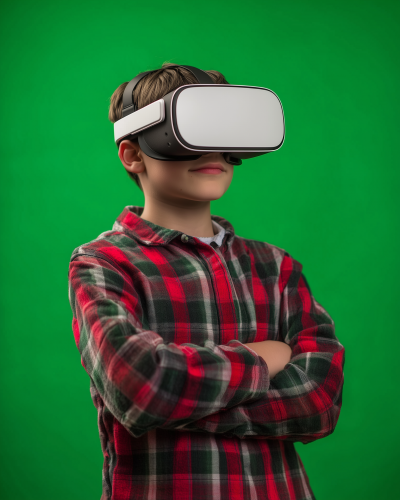 Young Person in VR