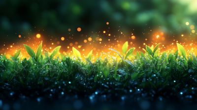 Dew on Grass