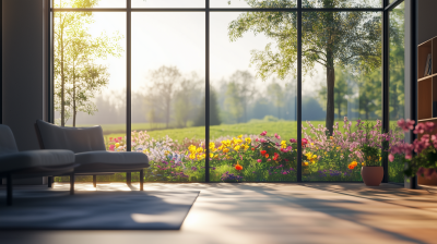Springtime Countryside View