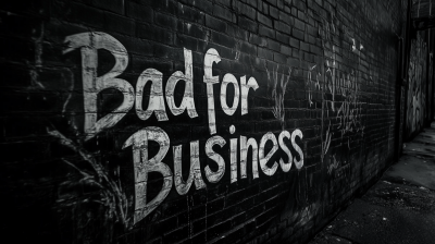 Bad for Business Graffiti