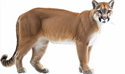 Realistic Cougar Portrait