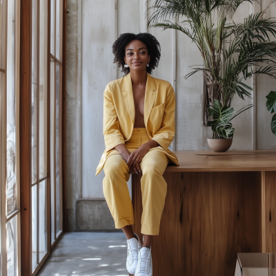 Afro Woman Portrait