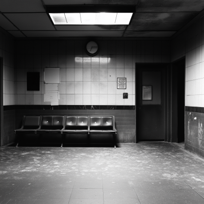 Abandoned Asylum Waiting Room