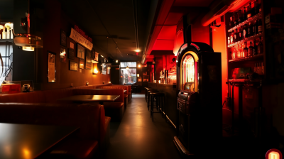 Vintage Dive Bar Scene