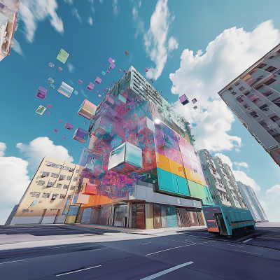Colorful Crystal Cubes