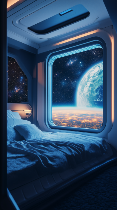 Futuristic Alien Bedroom