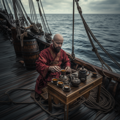 Traditional Tea Ceremony at Sea