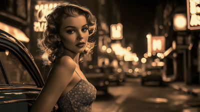 1950s Night Portrait