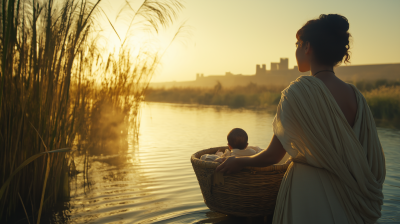 Royal Egyptian Woman by the Nile