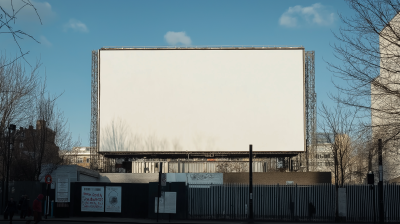 Blank Billboard in Daylight