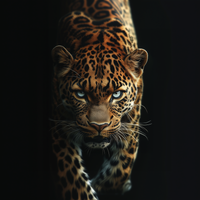 Ultra Realistic Leopard Portrait