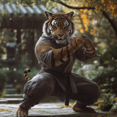 Tiger Humanoid Martial Artist