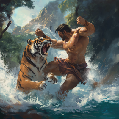 Epic Battle in the River