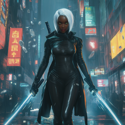 Black Female Superhero Anime